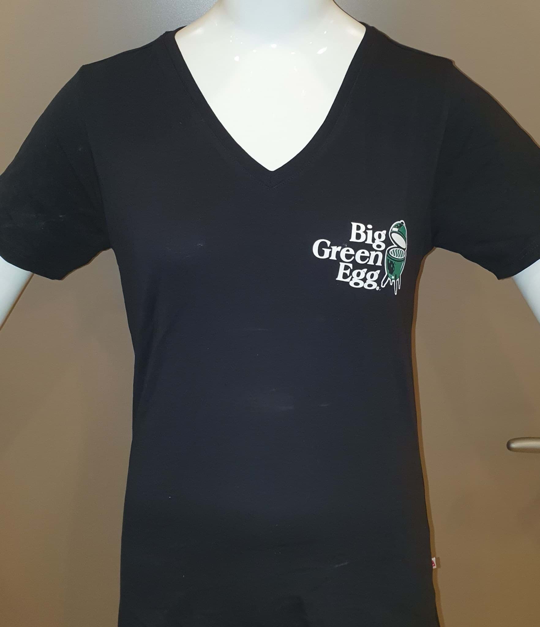 Image de BIG GREEN EGG T-SHIRT ZWART - WOMEN - XL
