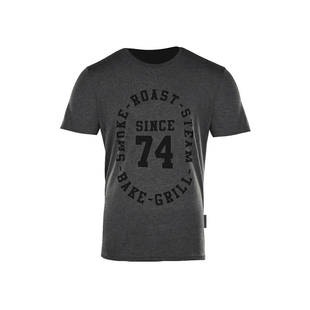 Afbeelding van T-SHIRT SINCE '74 HOUTSKOOLGRIJS LARGE