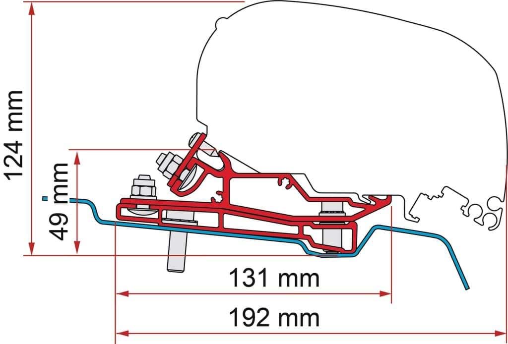 Image de ADAPTER FORD TRANSIT L3H3 320 CM