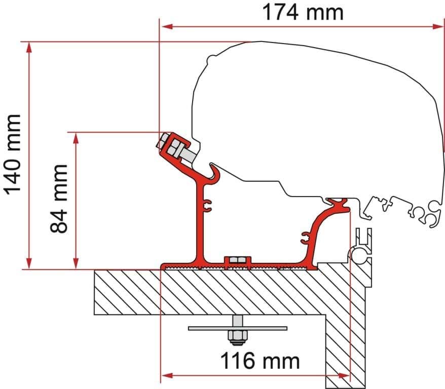 Image de ADAPTER F80 ADRIA CARAVAN 550